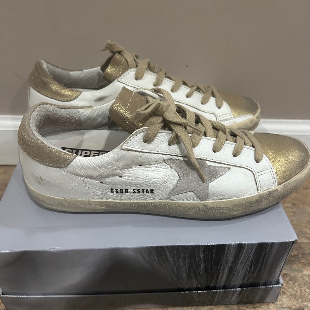 Authentic Golden Goose Super-Star God Low Top Sneaker Women's Size 40 Italy